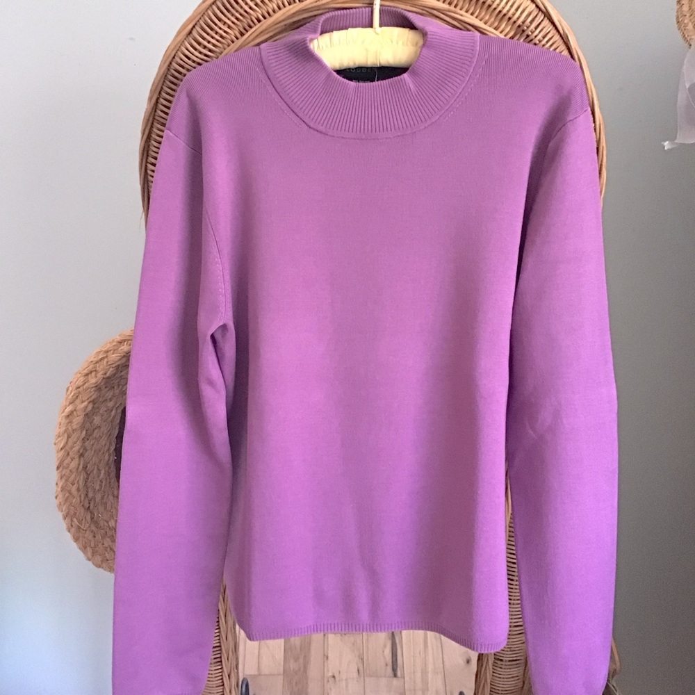 Women’s sweater . Vibrant Orchid! Silk & spandex blend sizeTG/ XL